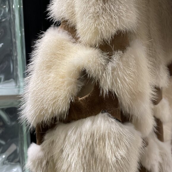 Luxurious Fur-Trimmed Coat - Picture 4 of 12